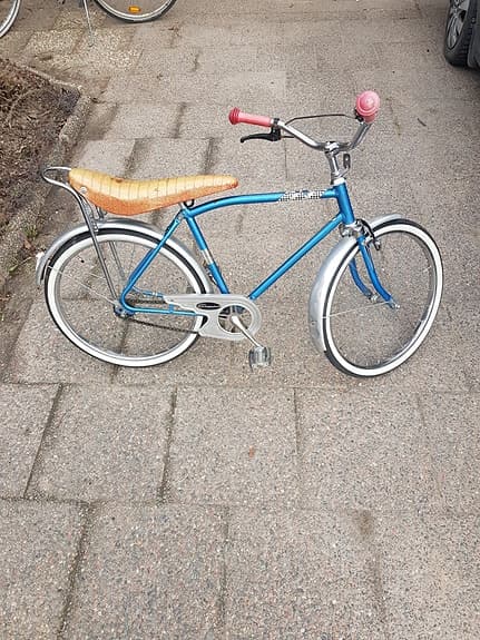 retro barncykel 20" blå