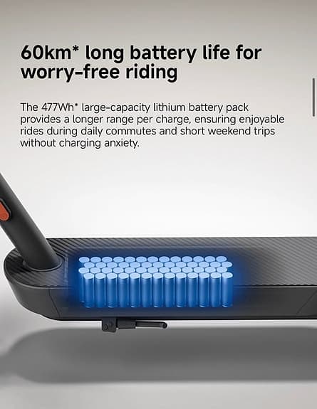 Xiaomi Electric Scooter 5 – Nyskick (endast testad en gång)