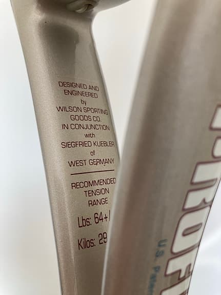 Wilson Profile tennisracket med fodral