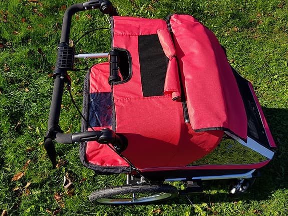 Cykelvagn för 2 barn (helt ny i kartong, Fri frakt)