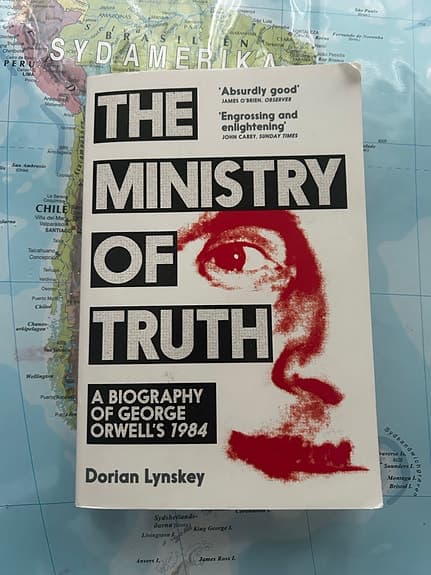 Dorian Lynskey The Ministry of Truth bok biograf om George Orwells 1984 engelska