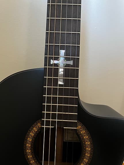Walden Natura N600CEB-Gothic – elektroakustisk nylonsträngad gitarr