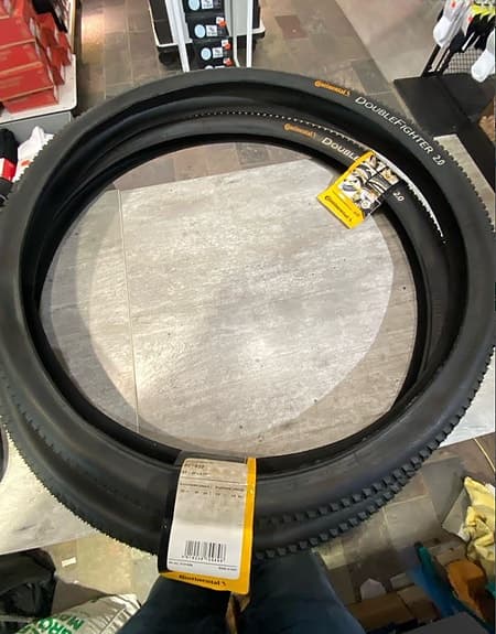 2 st Continental Double Fighter 2.0 cykeldäck 28x2.0 svart