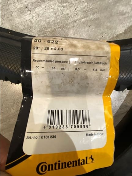 2 st Continental Double Fighter 2.0 cykeldäck 28x2.0 svart