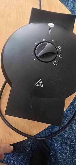 IKEA våffeljärn svart