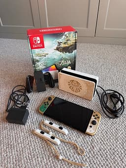 Nintendo Switch OLED spelkonsol The Legend of Zelda Tears of the Kingdom edition