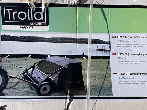 Trolla Leavy 97 gräs/lövuppsamlare