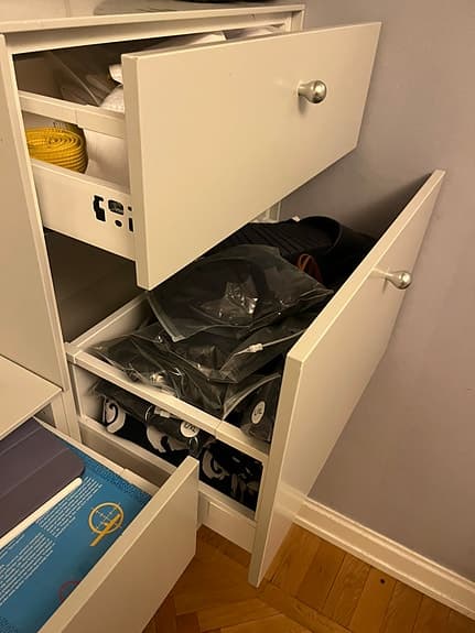 Skåp i hög kvalitet, ljusgrått