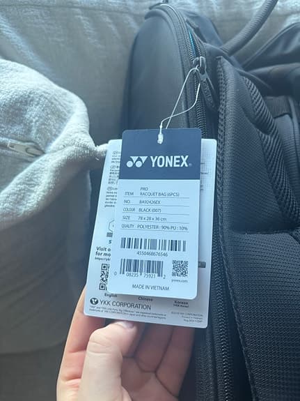 Yonex Pro Racket Bag 6 rackets svart