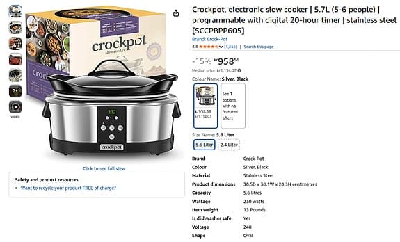 slow cooker