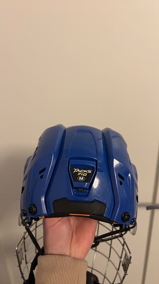CCM Tacks 710 hockeyhjälm blå / Jofa Galler