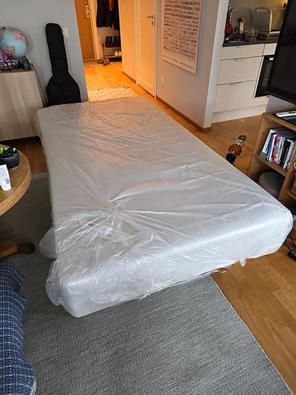 IKEA Sultan Strandliden 105-säng med ribbotten