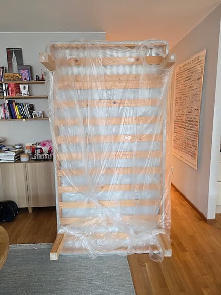 IKEA Sultan Strandliden 105-säng med ribbotten