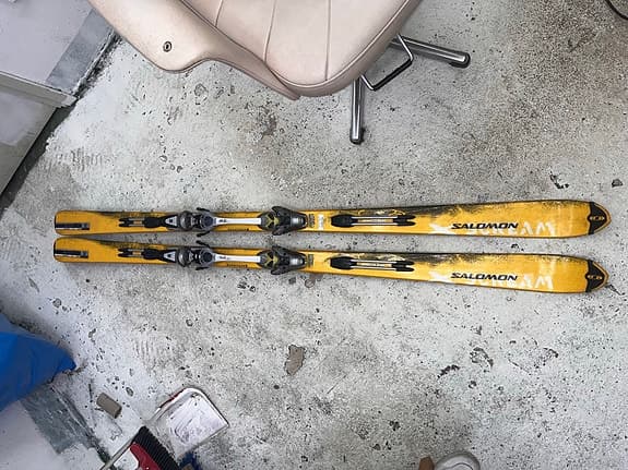 Salomon Xscream Series alpinskidor 187 cm gul
