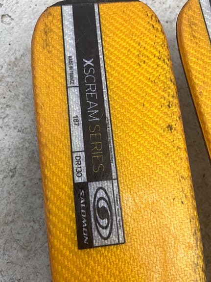 Salomon Xscream Series alpinskidor 187 cm gul