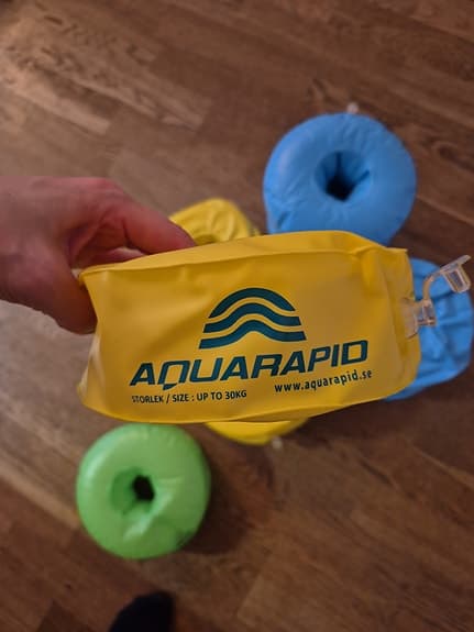 Aquarapid simpuffar hjälpmedel simmning