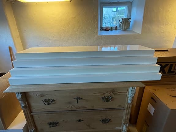 IKEA Lack vägghylla vit 4 st