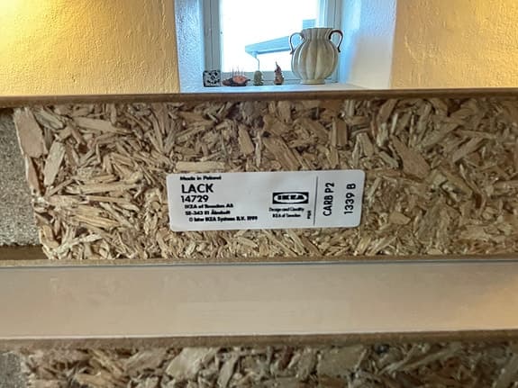 IKEA Lack vägghylla vit 4 st