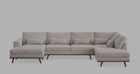 NY U-soffa 5-sits (Copenhagen) – Aldrig använd
