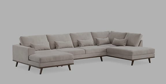 NY U-soffa 5-sits (Copenhagen) – Aldrig använd