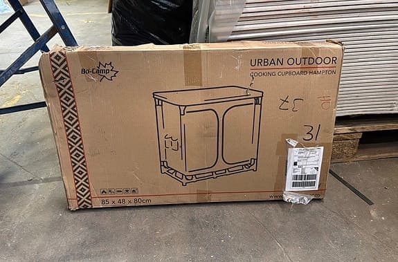 Bo-Camp Urban Outdoor Hampton uteköksskåp 85x48x83 cm antracit