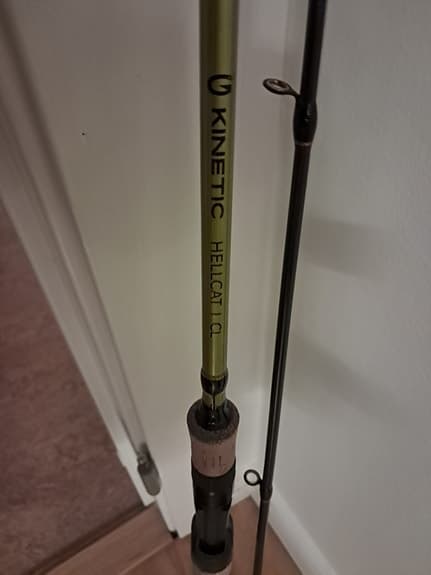 Fiskespö 210cm med rulle Kinetic Hell Cat 201- LH