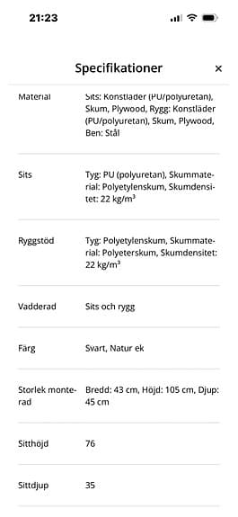 4 st Jonstrup vita barstolar