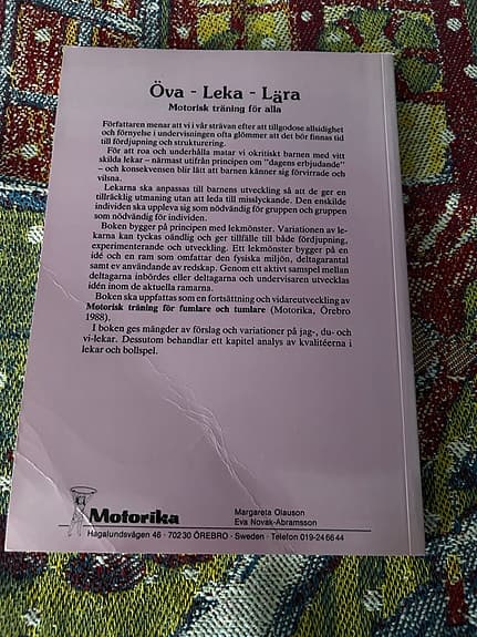 Motorika Öva – Leka – Lära lärobok psykologi och pedagogik