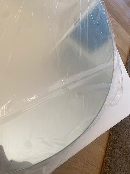 Helt ny rund spegel med belysning