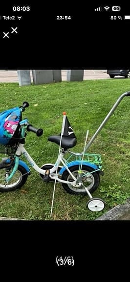 12” tum barn cykel .