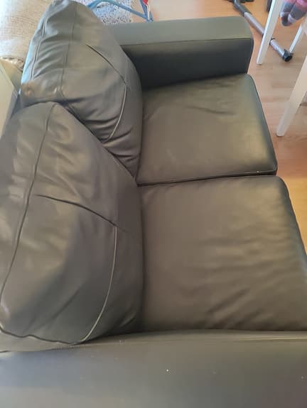 IKEA Lädersoffa Skogaby