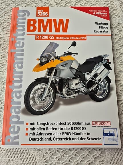 BMW R 1200 GS Verkstadshandbok Modellår 2004–2010 Tyska
