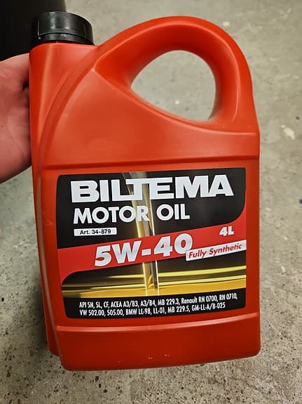 Motorolja 5W-40