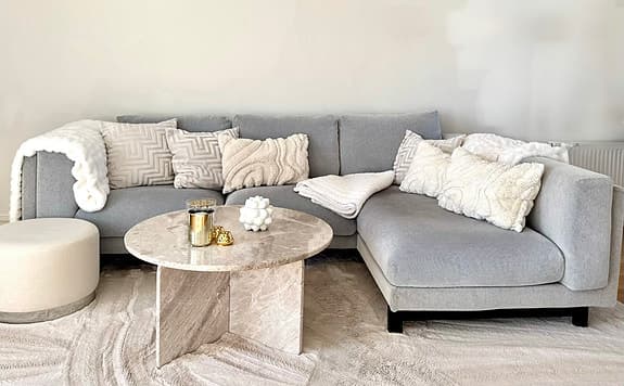 Soffa med divan