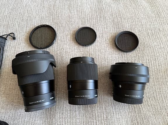 Sony A6400 + Sigma f/1.4 TRIO – Komplett Creator Kit (Redo direkt!)