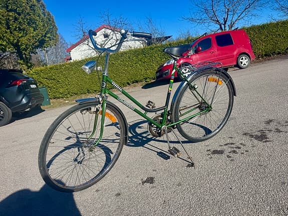 Crescent stadscykel 28" unisex M grön