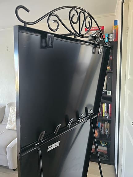 Ikea Karmsund spegel helkropp svart