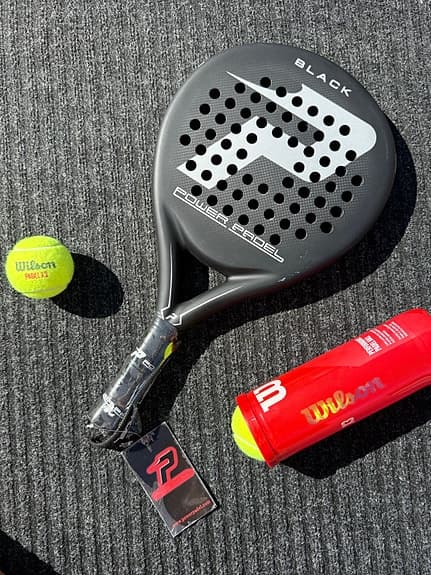 Power Padel padelracket svart