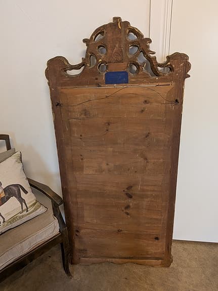 Stor Rokoko spegel A. G Säfström