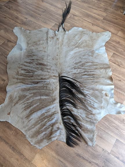 Gnu Skinn - matta eller vägg dekoration