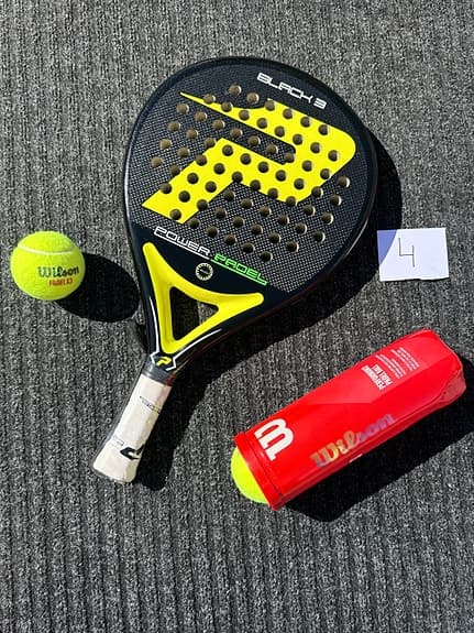 Power Padel padelracket svart/gul