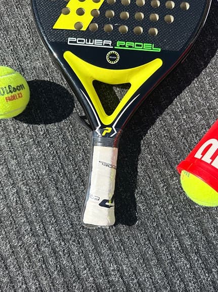 Power Padel padelracket svart/gul