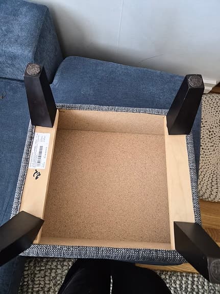 Pall / fotpall i grått tyg – fint skick
Pall / fotpall i grått tyg – fint skick