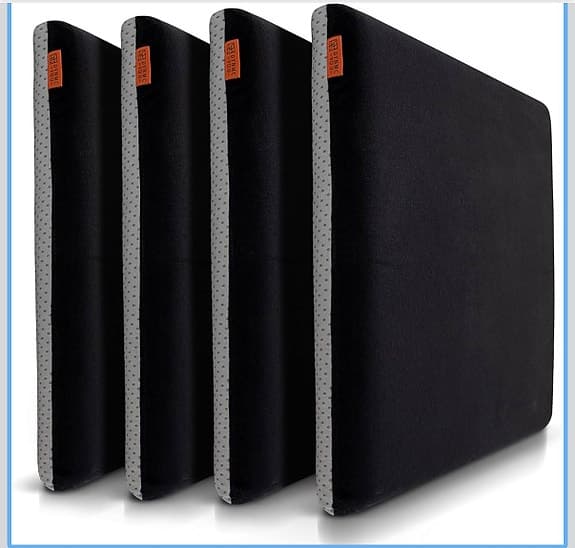 Uppgradera stolarna: Ergonomiska memoryskum-dynor (4-pack)