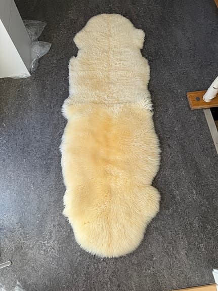 Lång Fårskinn Matta