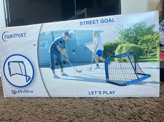 Sunset Street Goal innebandymål 80x45x50 cm blå