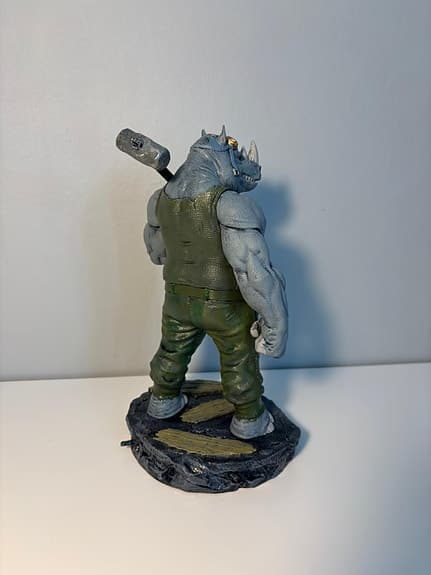 Tmnt Rocksteady Figur - 20 cm