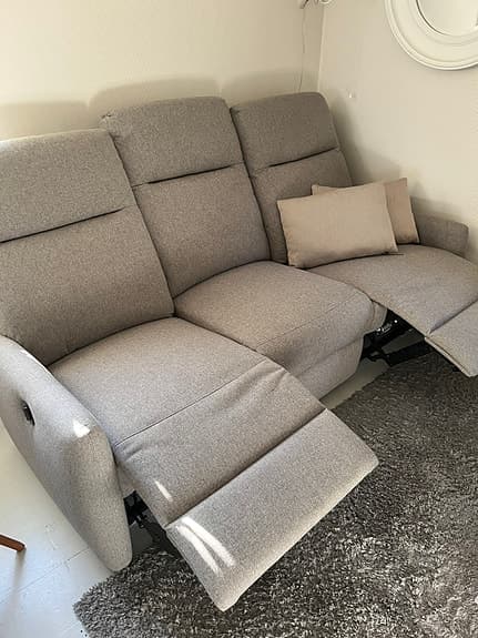 Ny soffa från Jysk , Vonsild, köptes 0426 - Nypris 8999 sek.