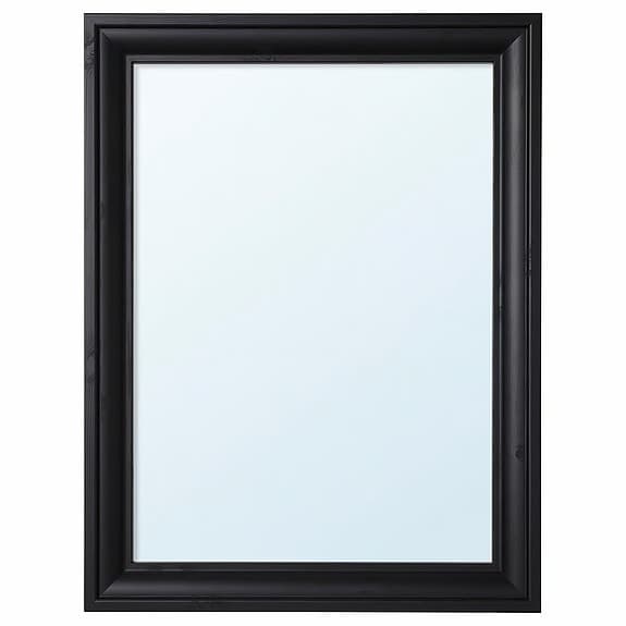 IKEA spegel Toftbyn svart ram