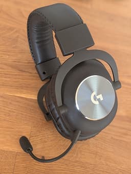 Logitech G Pro X gamingheadset svart med mikrofon